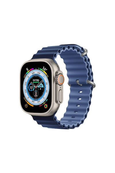 Devia Λουράκι Σιλικόνης Μπλε (Apple Watch 44/45/46mm/Ultra 49mm)