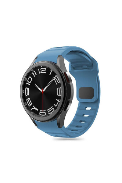 Tech-Protect Λουράκι Σιλικόνης Μπλε (Samsung Galaxy Watch 4/5/5 Pro/6/7/FE)