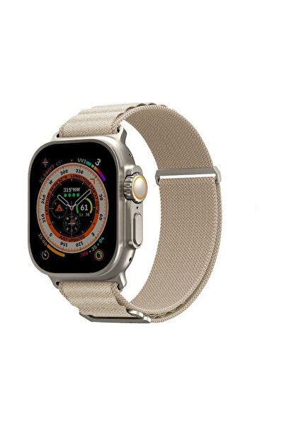 Skinarma Kobu Λουράκι για Apple Watch Ultra 49mm 45mm 44mm Ιβουάρ