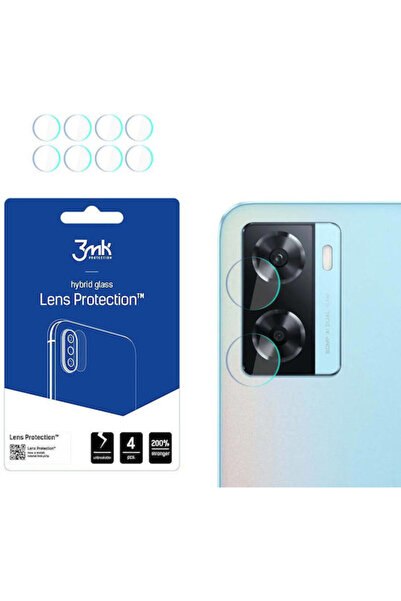 3MK Protect 4Pack Προστασία Κάμερας Σκληρυμένο Γυαλί Διαφανές για το Oppo Κωδ...