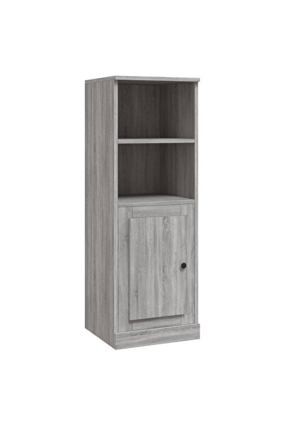 vidaxl Dulap înalt, gri sonoma, 36x35,5x103,5 cm, lemn compozit