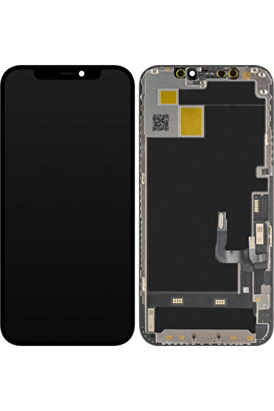 OEM Οθόνη JK με μηχανισμό αφής για iPhone 12, iPhone 12 Pro (Μαύρο)