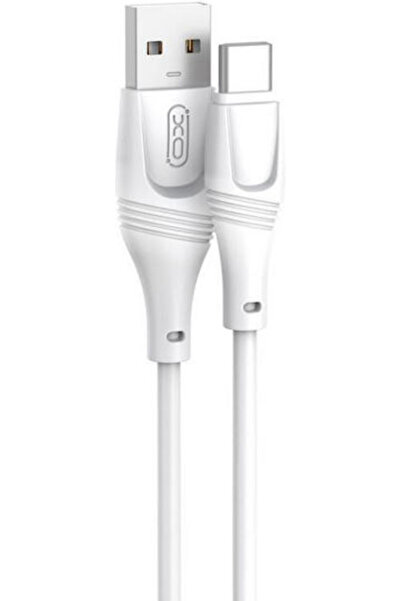 Xo NB238 Καλώδιο USB 2.0 USB-C Αρσενικό σε USB-A Λευκό 1μ