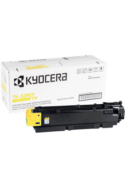 KYOCERA TK-5390Y Γνήσιο Τόνερ Εκτυπωτή Λέιζερ Κίτρινο 13000 Σελίδες (1T02Z1ANL0)