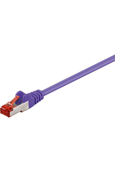 goobay Καλώδιο Ethernet S/FTP Κατηγορίας 6, 7.5μ, Μωβ, 1 τεμάχιο, Κωδικός: 95530