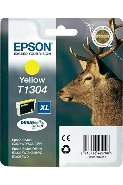 EPSON Cerneală originală pentru imprimantă InkJet, galbenă (C13T13044010 C13T...