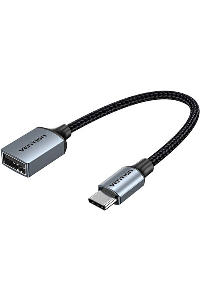 Vention Ccwhb Μετατροπέας USB-C Αρσενικό σε USB-A Θηλυκό Γκρι 1 Τεμάχιο