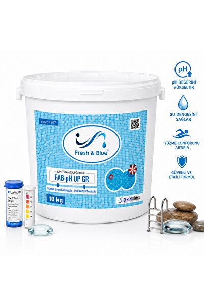 Fresh & Blue 10 Kg - Havuz Suyu Granül pH Yükseltici