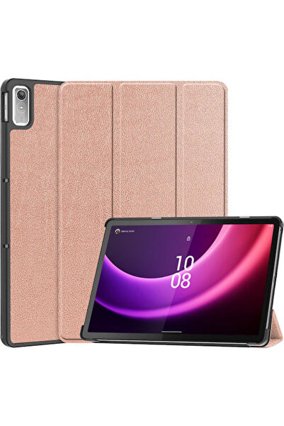 Other Sonique Flip Cover Durable Rose Gold Lenovo Tab P11 2nd Gen 11.5