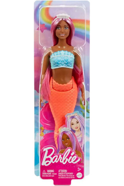 Barbie Dreamtopia: Κούκλα Γοργόνα Dreamtopia Σκούρο Πορτοκαλί για 3+ ετών