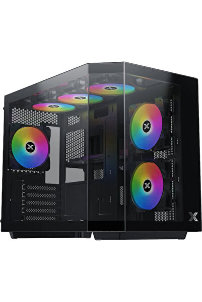 Xigmatek Cubi M Gaming Θήκη Υπολογιστή Μίνι Πύργος με Πλαϊνό Παράθυρο και Φωτ...