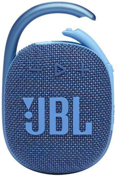 JBL Clip 4 Αδιάβροχο Ηχείο Bluetooth 5W με αυτονομία μπαταρίας έως 10 ώρες Μπλε