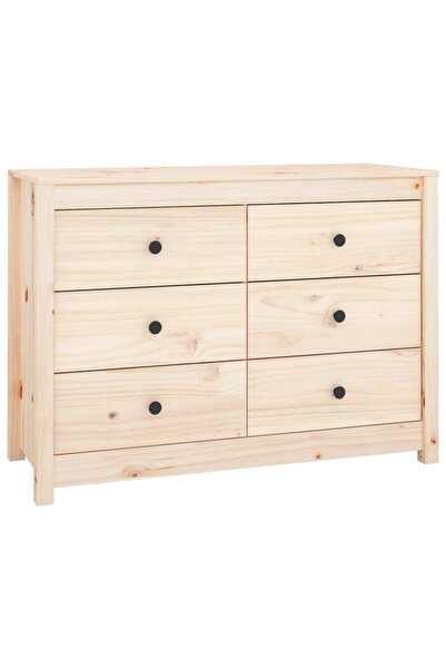 vidaxl Side cabinet, 100x40x72 cm, solid pine wood