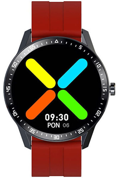 G.ROSSI SG012D 45mm Έξυπνο ρολόι με μετρητή καρδιακών παλμών (Κόκκινο)