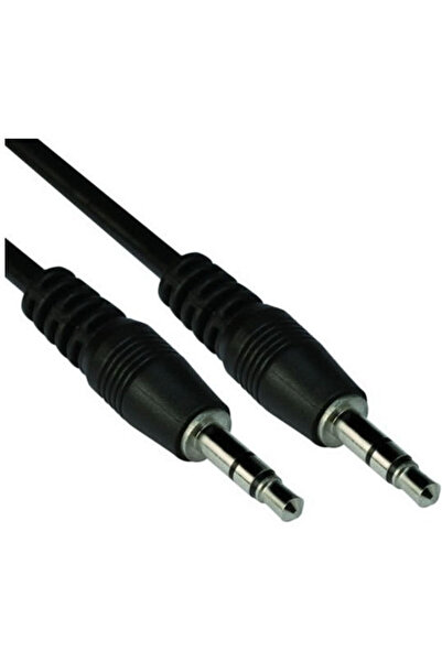 VCOM Cv201 Καλώδιο Αρσενικό Jack 3.5mm σε Αρσενικό Jack 3.5mm 1μ Μαύρο