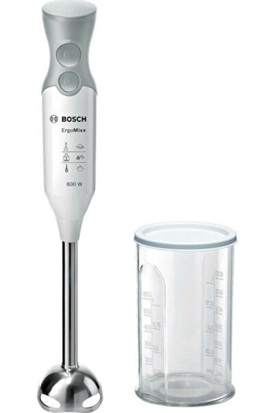 Bosch ErgoMixx Ραβδομπλέντερ με ανοξείδωτο ραβδί 600W Λευκό Κωδικός: MSM66110