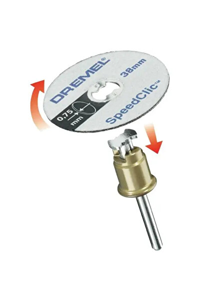 Dremel Top Bottom Set of 5 SC409 Cutting Discs, 38 mm