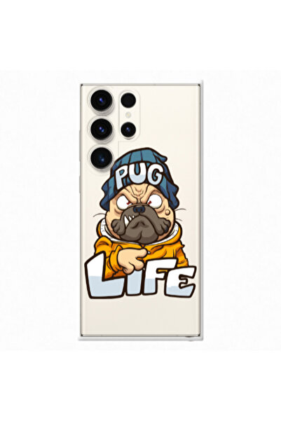 Other Samsung S25 Ultra Pug Life 2 Transparent Silicone TPU Θήκη