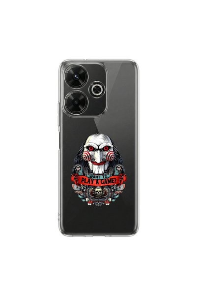 PPKin Redmi 13 Compatible Horror 7 Design Transparent Case