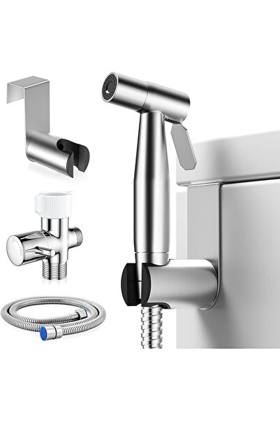 The Bros Handheld Bidet Sprayer for Toilet, Jet Sprayer for Toilet Muslim Sho...