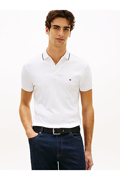 Tommy Hilfiger Men's Liquid Cotton Tipped Polo T-Shirt