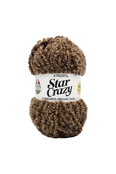 Etrofil Star Crazy Pređa za pletenje Mleko Kafa 30% Organska Merino Vuna 65% ...