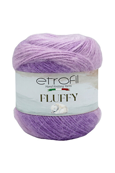 Etrofil Fir de tricotat pufos Lavanda 100% Acrilic anti-scămoșare 100g 300m (...