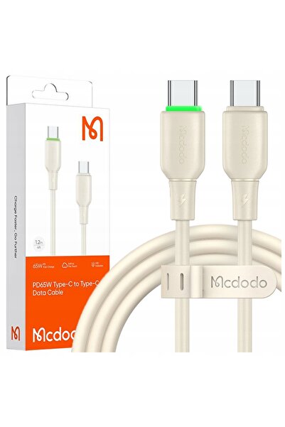 Mcdodo Cablu USB-C Încărcare Rapidă Pentru Samsung Apple USB Tip C 65W 1M LED