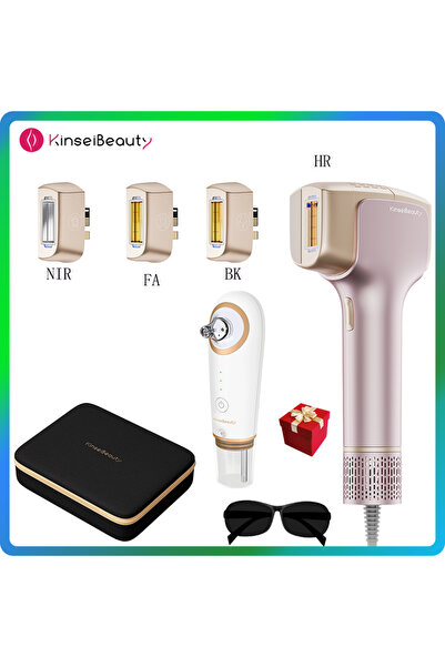 KINSEI BEAUTY جهاز T36 لإزالة الشعر بالليزر مع مستشعرات مزدوجة DSS، جهاز إزال...
