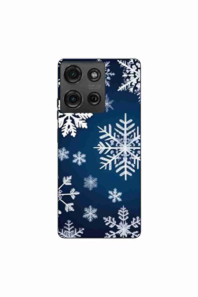 OEM Case compatible with Motorola Moto G75 Silicone Gel Tpu Snowflake Pattern