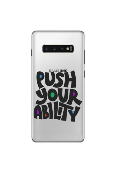 Other Samsung S10 E Push Your Ability Transparent Silicone TPU Θήκη