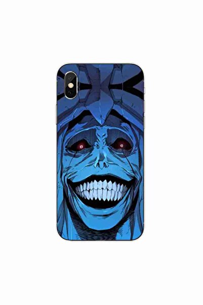 OEM Husa compatibila cu Apple iPhone X Silicon Gel Tpu Model Solo Leveling Smile