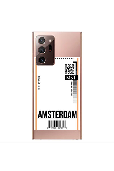 Other Samsung Note 20 Ultra Amsterdam Travel More Transparent Silicone TPU Θήκη