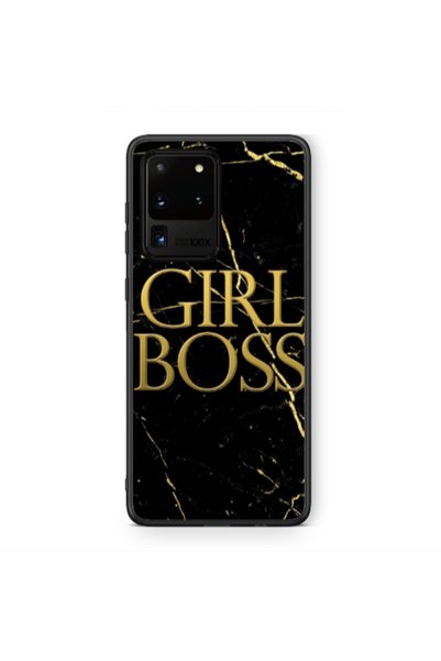 Other Samsung S20 Ultra Girl boss marble Black Glossy Θήκη
