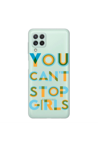 Other Samsung A22 4G You Cant Stop Girls Transparent Silicone TPU Θήκη
