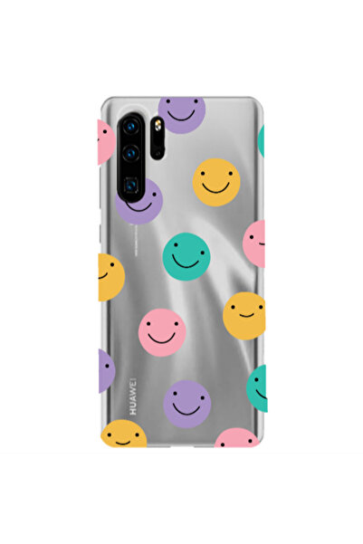 Other Huawei P30 Pro Colorful smiles Transparent Silicone TPU Θήκη