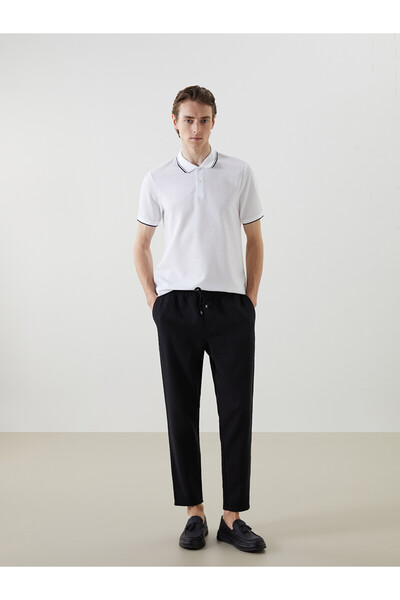 LC Waikiki Nevavm Standard Fit Linen-Look Men's Trousers with a Difference