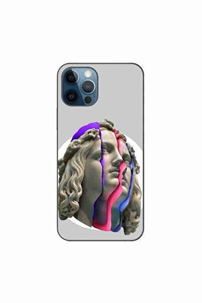 OEM Husa compatibila cu Apple iPhone 12 Pro Max Silicon Gel Tpu Model Neon Ruins