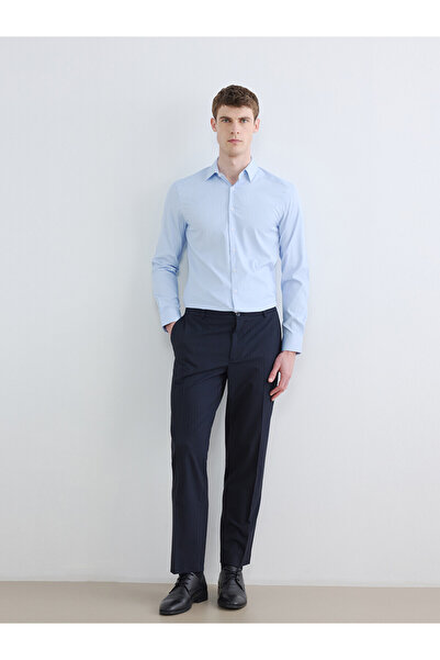 LC Waikiki Nevavm Standard Fit Pleated Men's Fabric Trousers with a Difference