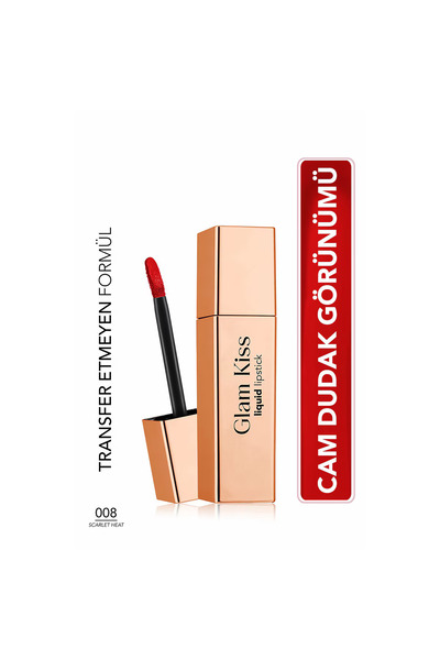Flormar Glam Kiss Ruj No: 008 Scarlet Heat