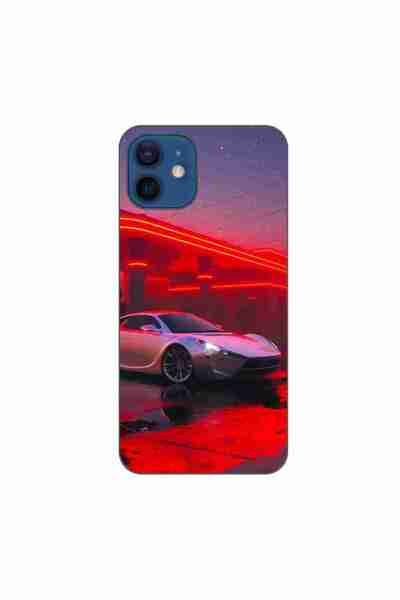 OEM Husa compatibila cu Apple iPhone 12 Silicon Gel Tpu Model Future Car