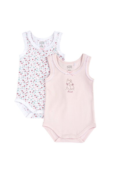 Chicco Kız Bebek 2li Kolsuz Body Set