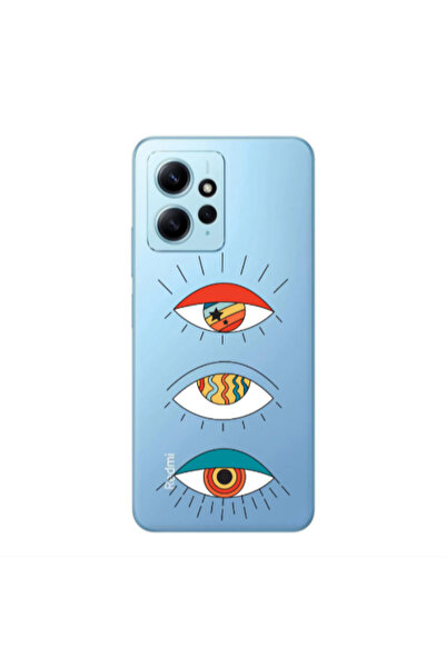 Other Xiaomi Redmi Note 12 4G 3 different eyes Transparent Silicone TPU Θήκη