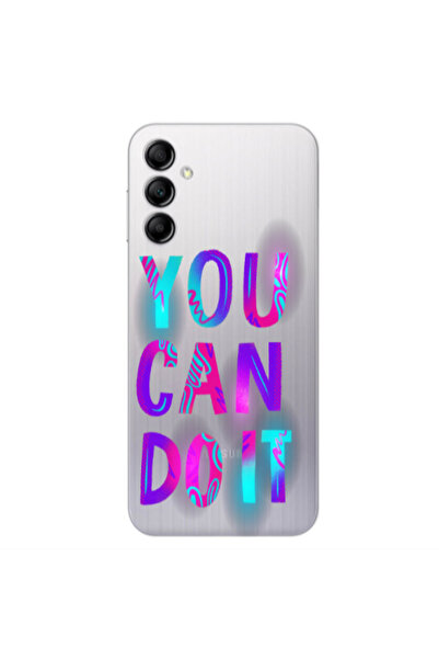 Other Samsung A14 5G You Can Doit Transparent Silicone TPU Θήκη