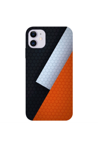 Other Apple iPhone 11 Coated hexagon Transparent Silicone TPU Θήκη