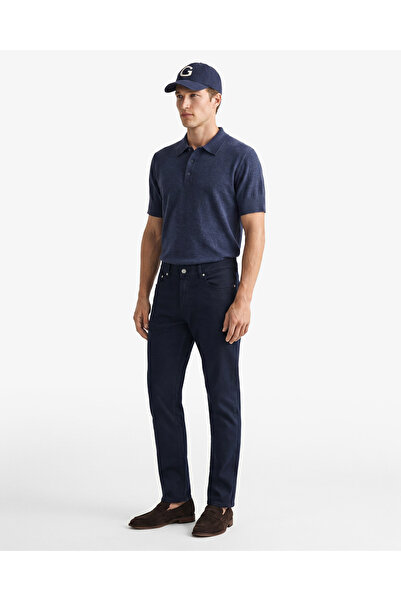 Gant Erkek Lacivert Slim Fit Jean