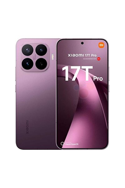 Xiaomi 17T Pro ثنائي الشريحة + eSIM 5G باللون البنفسجي الغامق، ذاكرة وصول عشو...