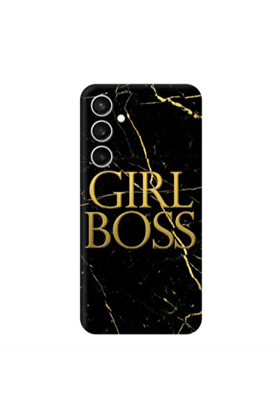 Other Samsung S24 Plus Girl boss marble Transparent Silicone TPU Θήκη