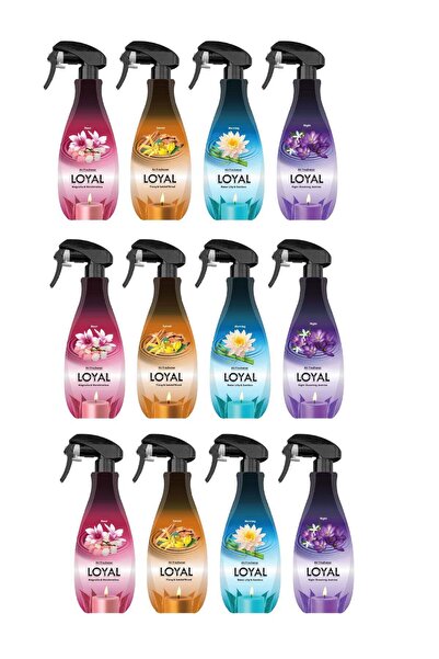 Loyal Air Freshener 450ml Pack Of 12 Assorted