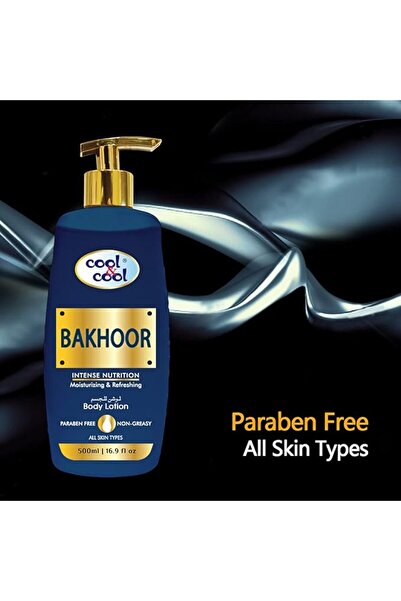 COOL & COOL Bakhoor Body Lotion | Non Greasy & Paraben Free, 500ml